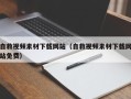 石家庄自救视频素材下载网站（自救视频素材下载网站免费）